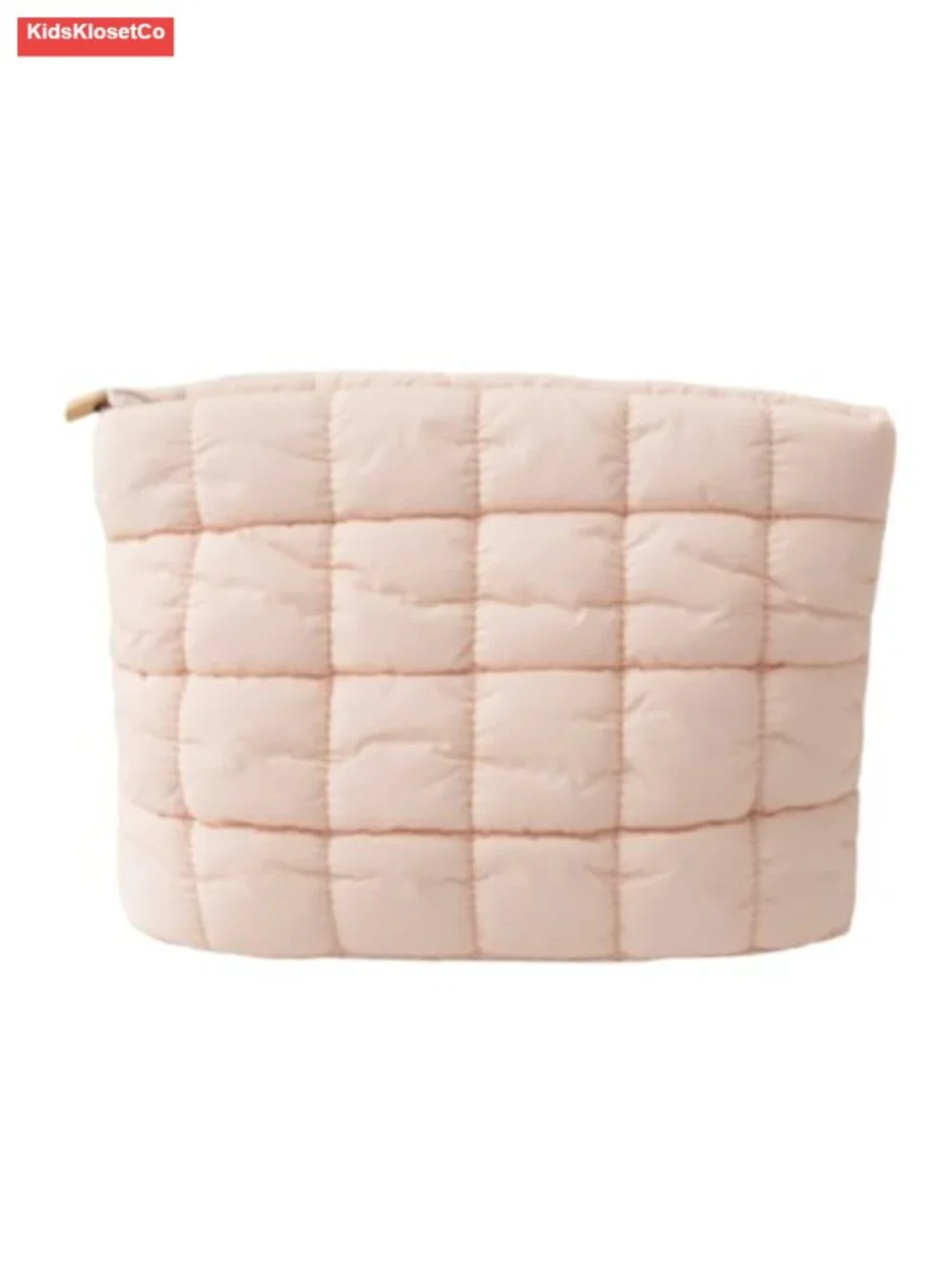 Large Quilted Floral Makeup Bag Travel Cosmetic Organizer Pouch for Women
